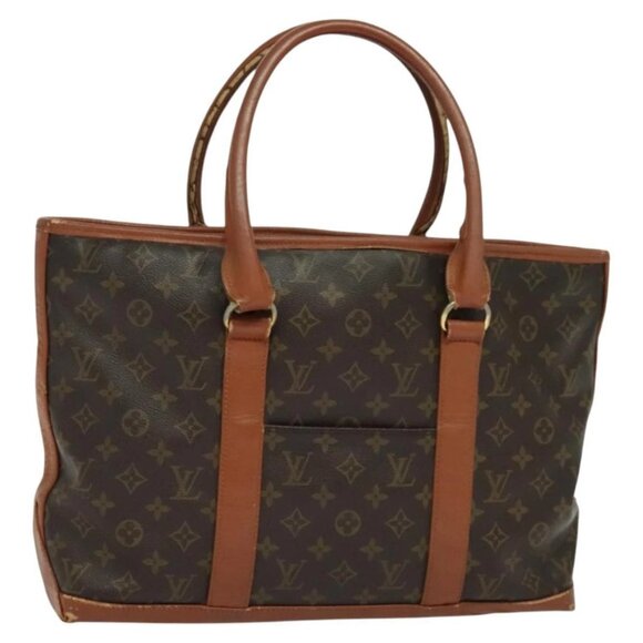 LOUIS VUITTON Monogram Sac Weekend PM Hand Bag